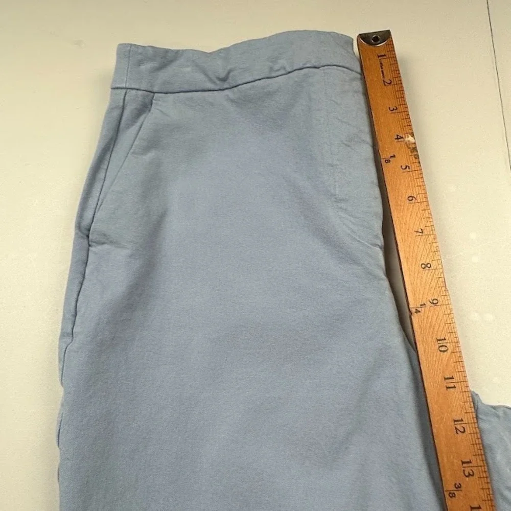 Boden Pants Womens 10R Blue Bi-stretch Tapered Ankle Trouser Stretch Career